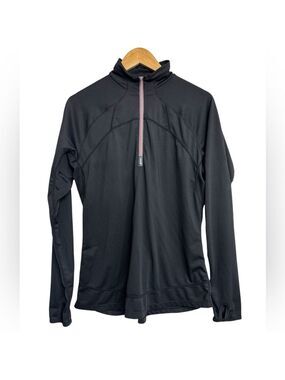MEC Black Quarter Zip Performance Pullover Athleisure XL